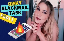 Goddess Blonde Kitty :  RISKY Blackmail Task Part 1