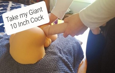 AlleriaMystic :  Take my Giant 10 inch Strap-On Cock, Beta