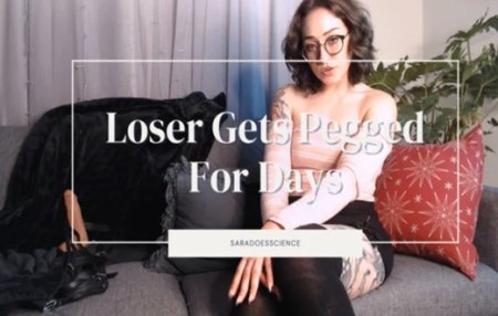 saradoesscience :  Loser Gets Pegged For Days