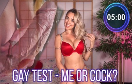 Mistress Uzi :  Gay Test - Me or Cock?
