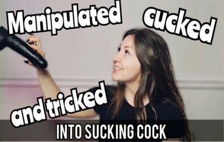 Spookybunz :  Manipulated cuck sucks a BBC PART 3