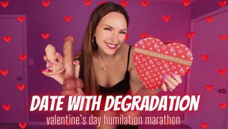 Goddess Aria Zahara :  Date with Degradation: Valentines Day Humiliation Marathon