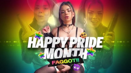 Urlilgoddess :  Happy Pride Month Faggot