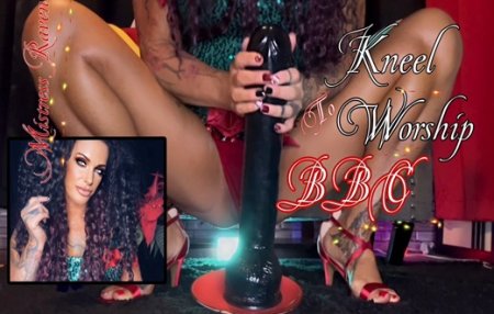 MistressRaven :  KNEEL TO WORSHIP BBC