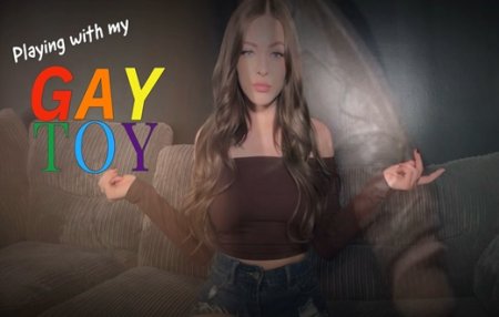 THEcherryGirl :  Playing with my gay toy