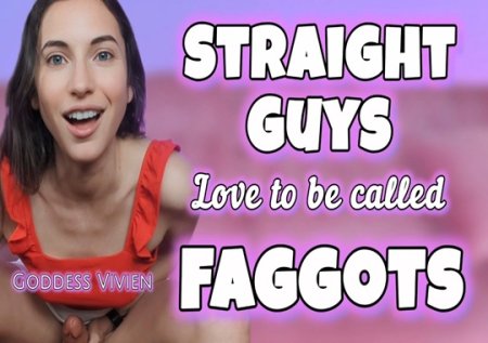 VivienVee :  Straight Guys Love to be Called Faggots Make Me Bi Futanari