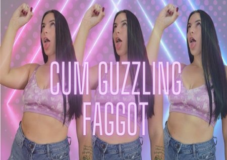 meg loux :  Cum Guzzling Faggot