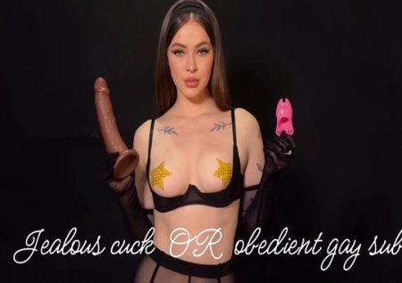 THEcherrygirl :  Jealous cuck or obedient gay toy