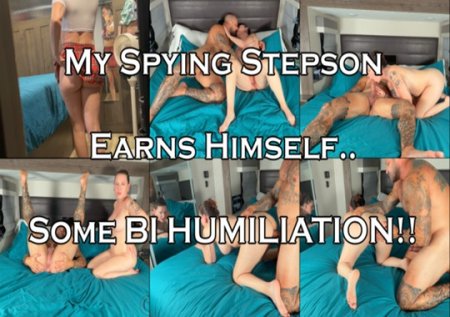 xNatashaGrey :  My Creeping Step-Son Earns Himself Some Bi Humiliation